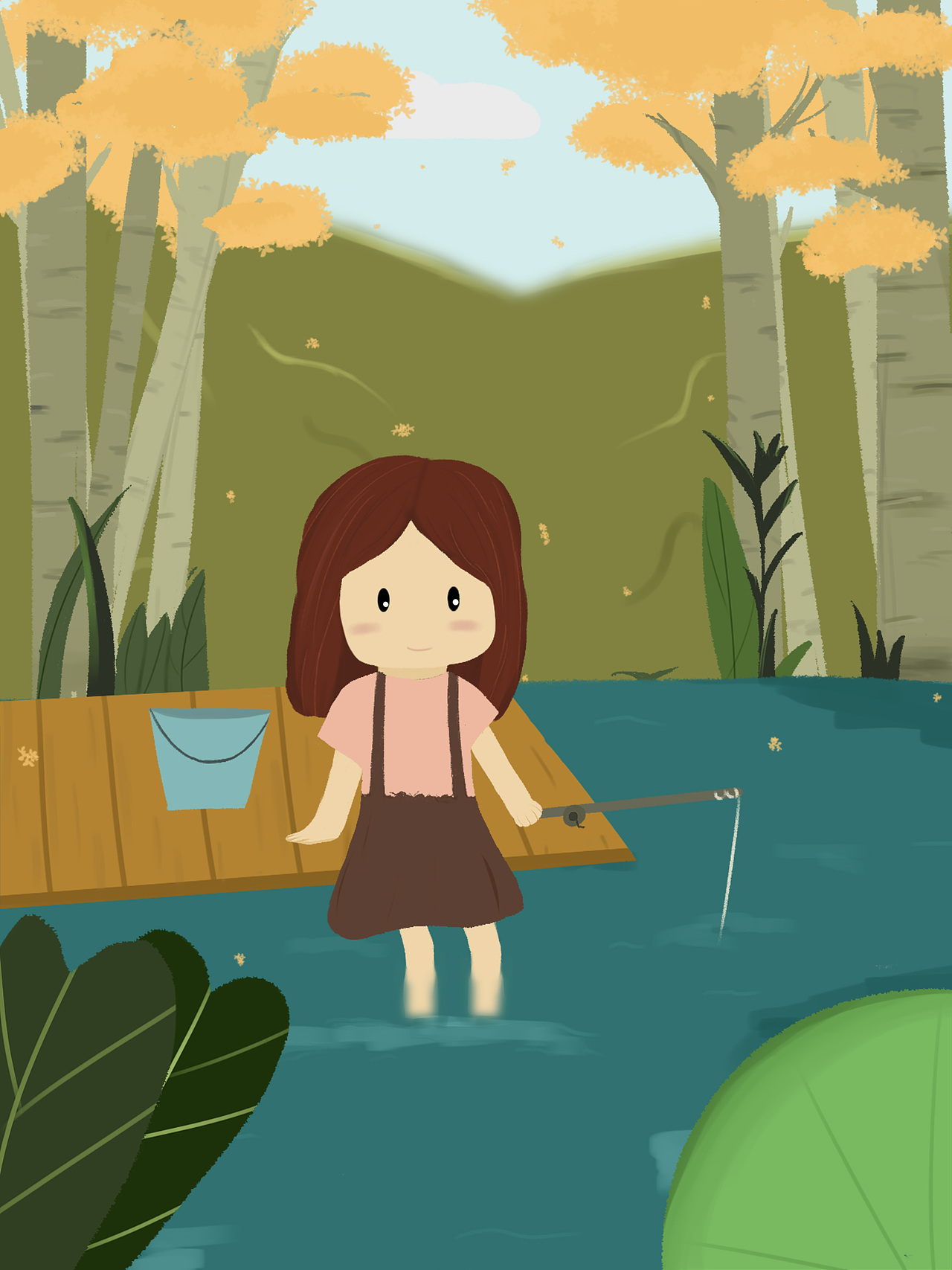 6月插画（图ZMzA2MjcwOTM2） - 商业插画 - 站酷设计师竹la原创素材 - 站酷ZCOOL