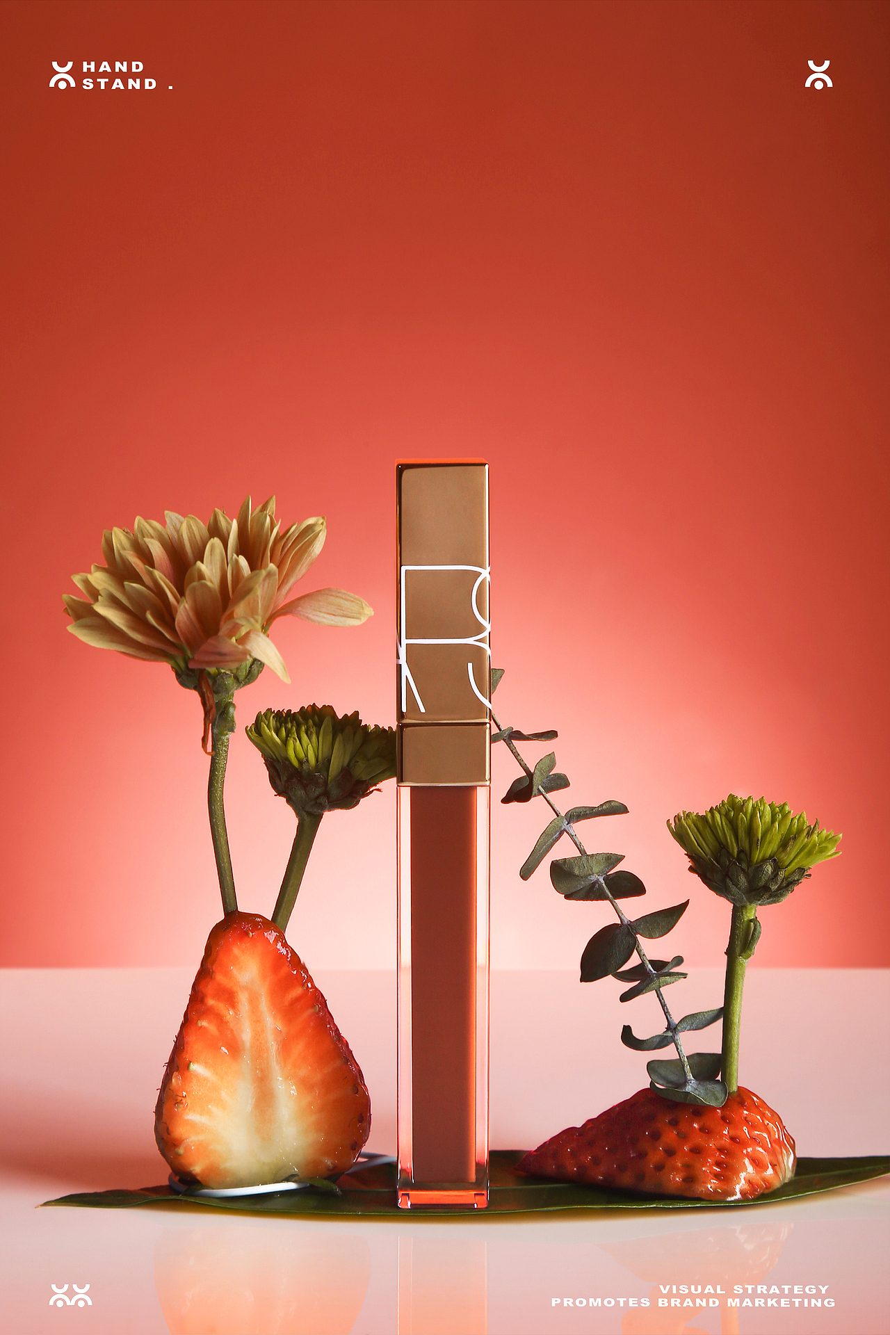 美妆护肤 ｜NARS唇蜜唇釉唇彩口红 X Handstand倒立（图ZMzM0NzEzOTEy） - 产品摄影 - 站酷设计师Handstand倒立原创素材 - 站酷ZCOOL