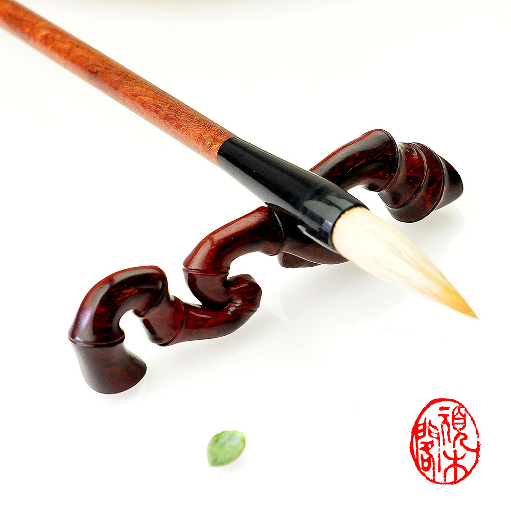 顽木作品《紫檀竹节笔架》（图ZMzQyODY4MDUy） - 其他手工艺 - 站酷设计师顽木阁原创素材 - 站酷ZCOOL