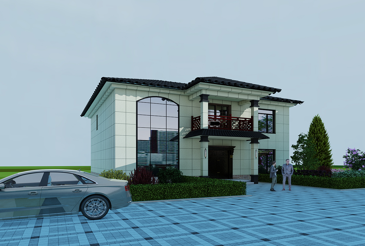 农村自建别墅（图ZMzA5NjE0OTc2） - 建筑设计 - 站酷设计师ct888原创素材 - 站酷ZCOOL