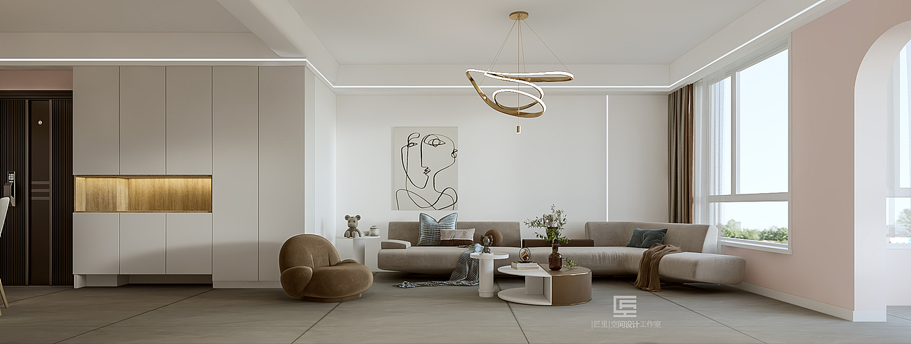 奶油风住宅设计