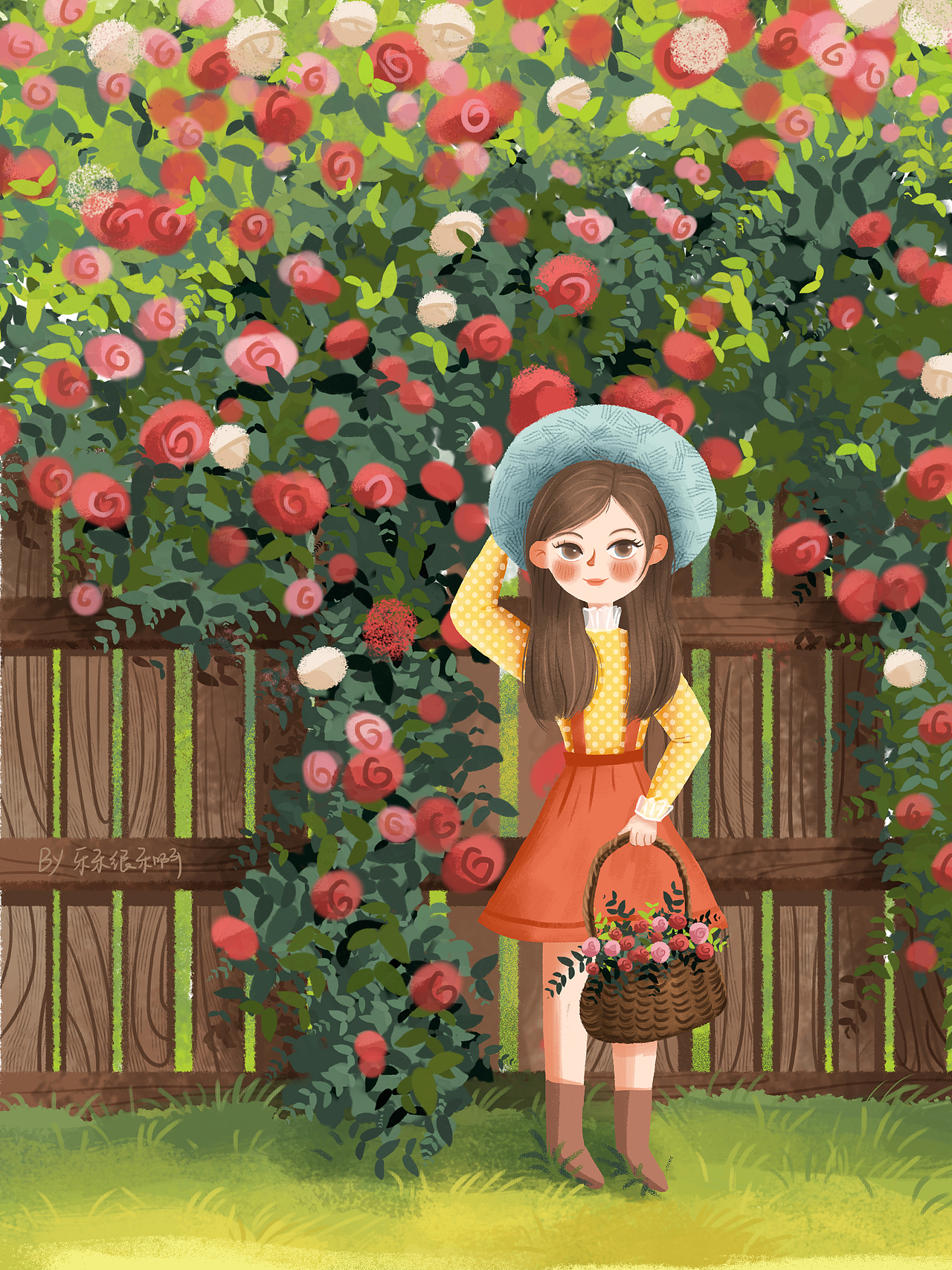 春天系列插画（图ZMzAzMDU4MjI4） - 儿童插画 - 站酷设计师乐乐很乐啊原创素材 - 站酷ZCOOL