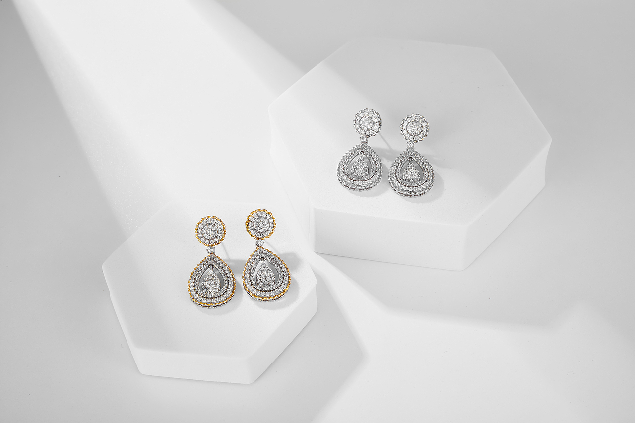 珠宝首饰拍摄 戒指简约光影场景图