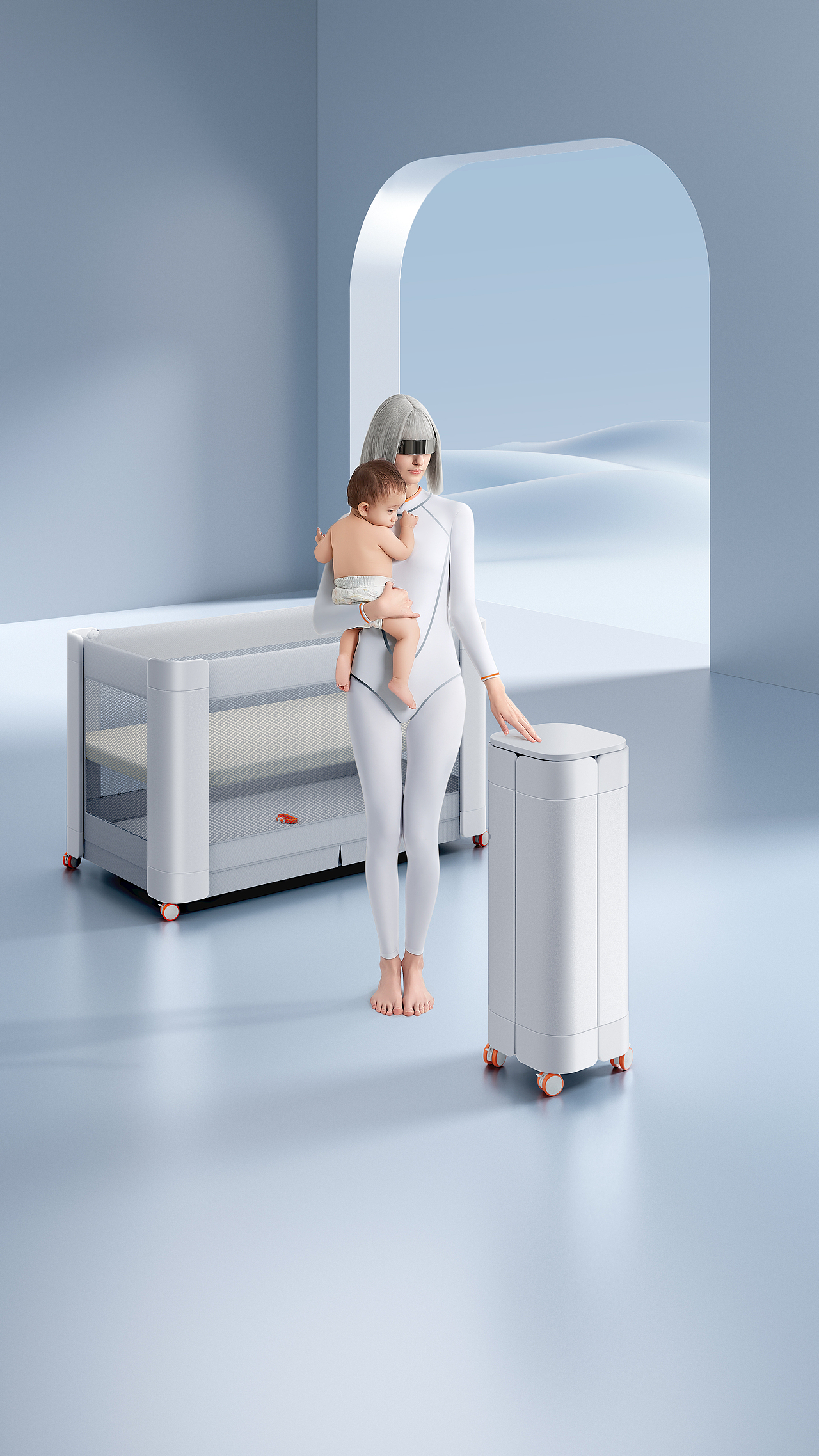 ABCmokoo宝宝床合成