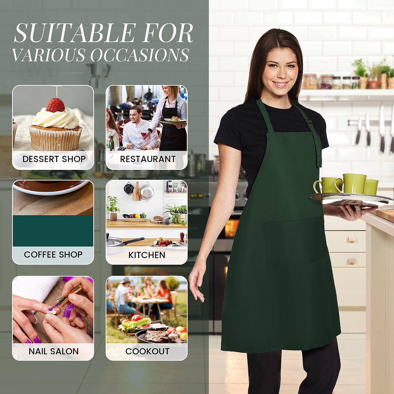 亚马逊主图/彩色围裙