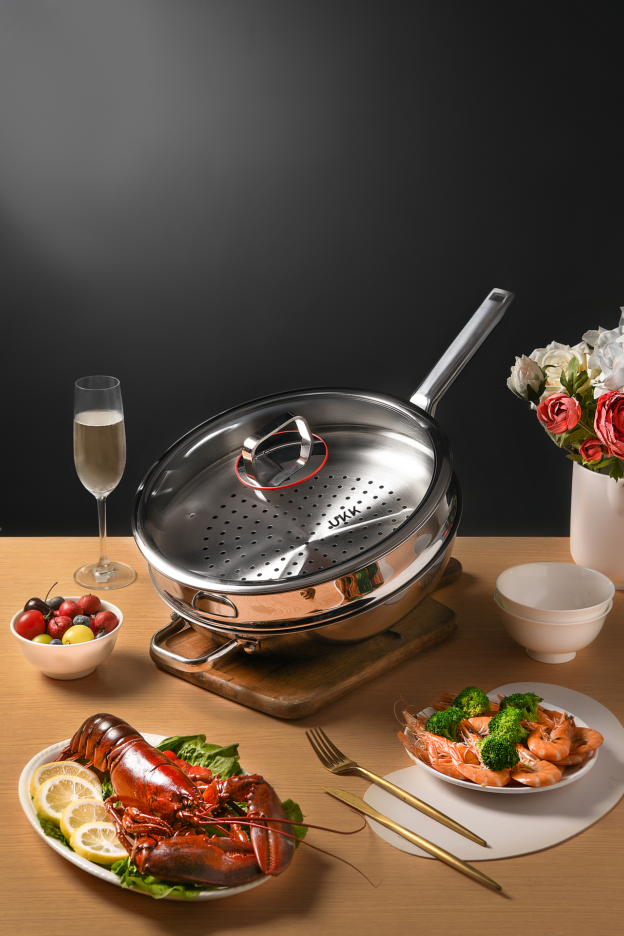 电商摄影|不锈钢锅拍摄