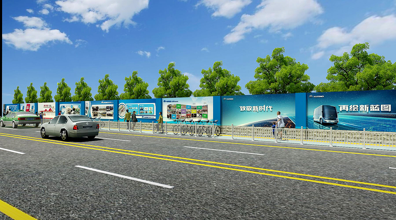 宇通客车厂区文化墙 户外文化墙设计（图ZMzE0NTIxOTE2） - 其他三维 - 站酷设计师lzlzmm原创素材 - 站酷ZCOOL