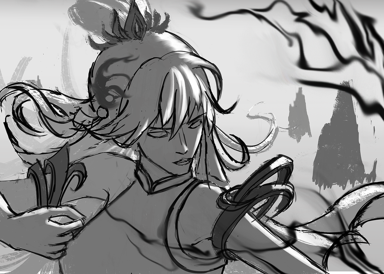 美宣练习黑白草稿