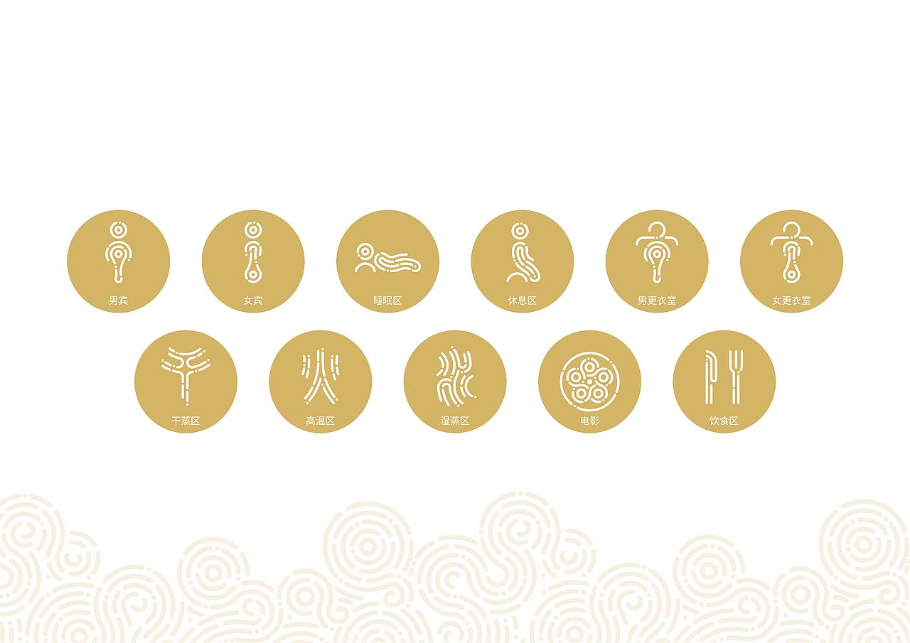 云熙里温泉生活馆品牌形象设计/标识设计（图ZMzMyODk3NDQ0） - 品牌 - 站酷设计师日生star原创素材 - 站酷ZCOOL