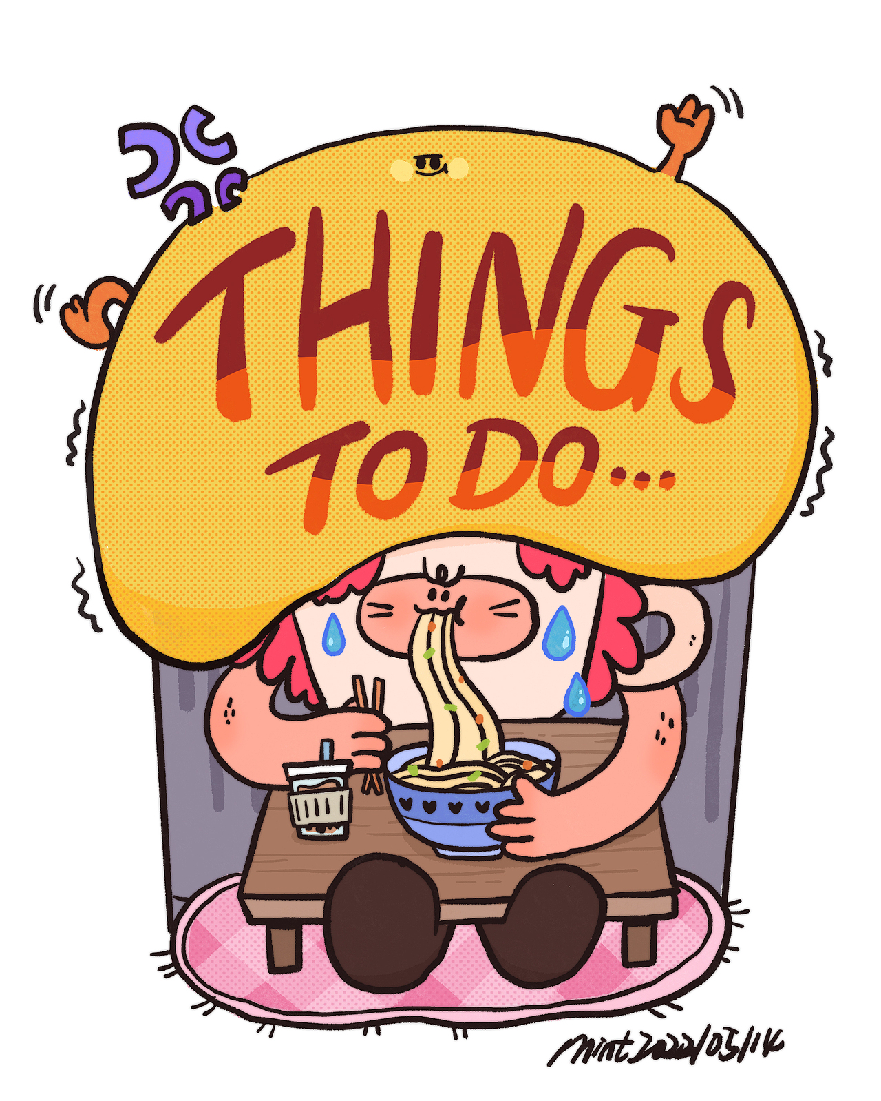 《咖啡猫的每一天》插画合集（图ZMzE2NDkwNjI4） - 创作习作 - 站酷设计师薄荷大王原创素材 - 站酷ZCOOL