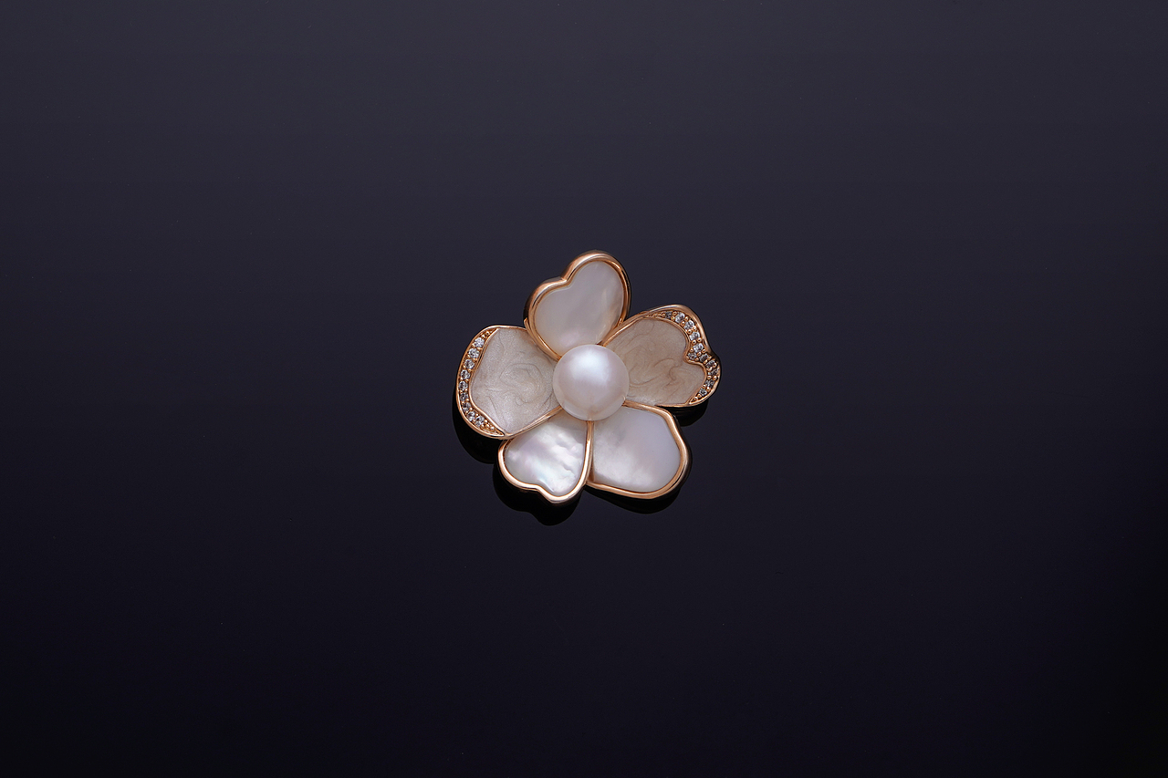 胸针拍摄  修图