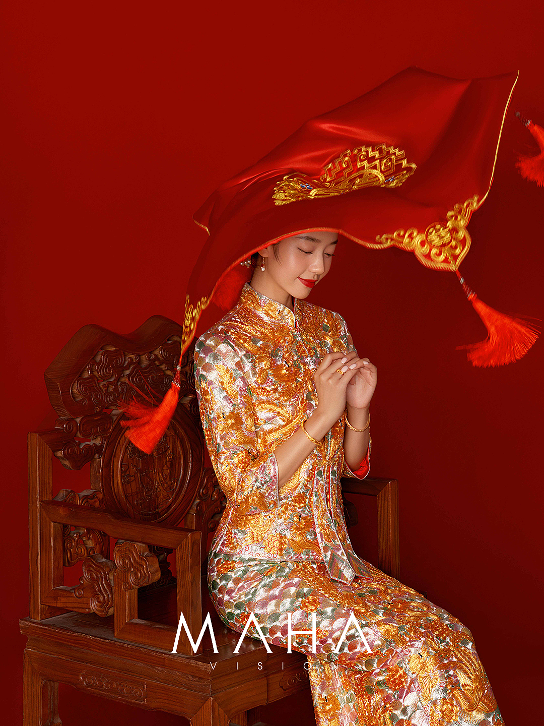MAHA丨新中式喜嫁婚纱（图ZMzYwOTMxMjA0） - 婚礼摄影 - 站酷设计师MAHA贾潇原创素材 - 站酷ZCOOL