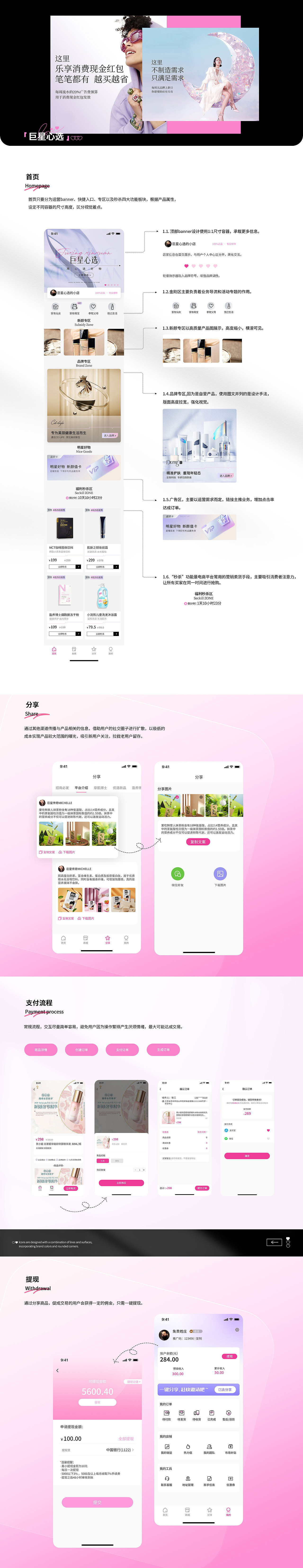 巨星心选-电商购物APP（图ZMzQ4NzA1ODA0） - 其他UI - 站酷设计师你很机车耶原创素材 - 站酷ZCOOL