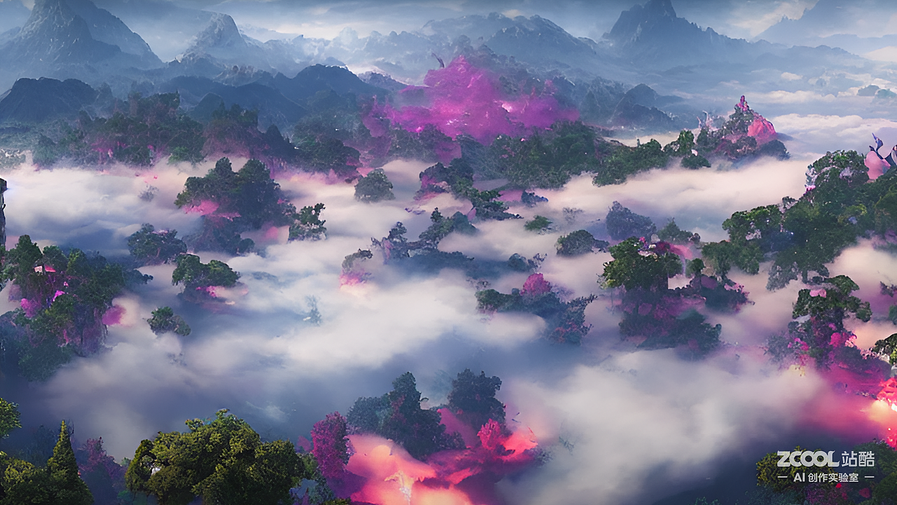 #AI创作实验室 一些美轮美奂的场景图