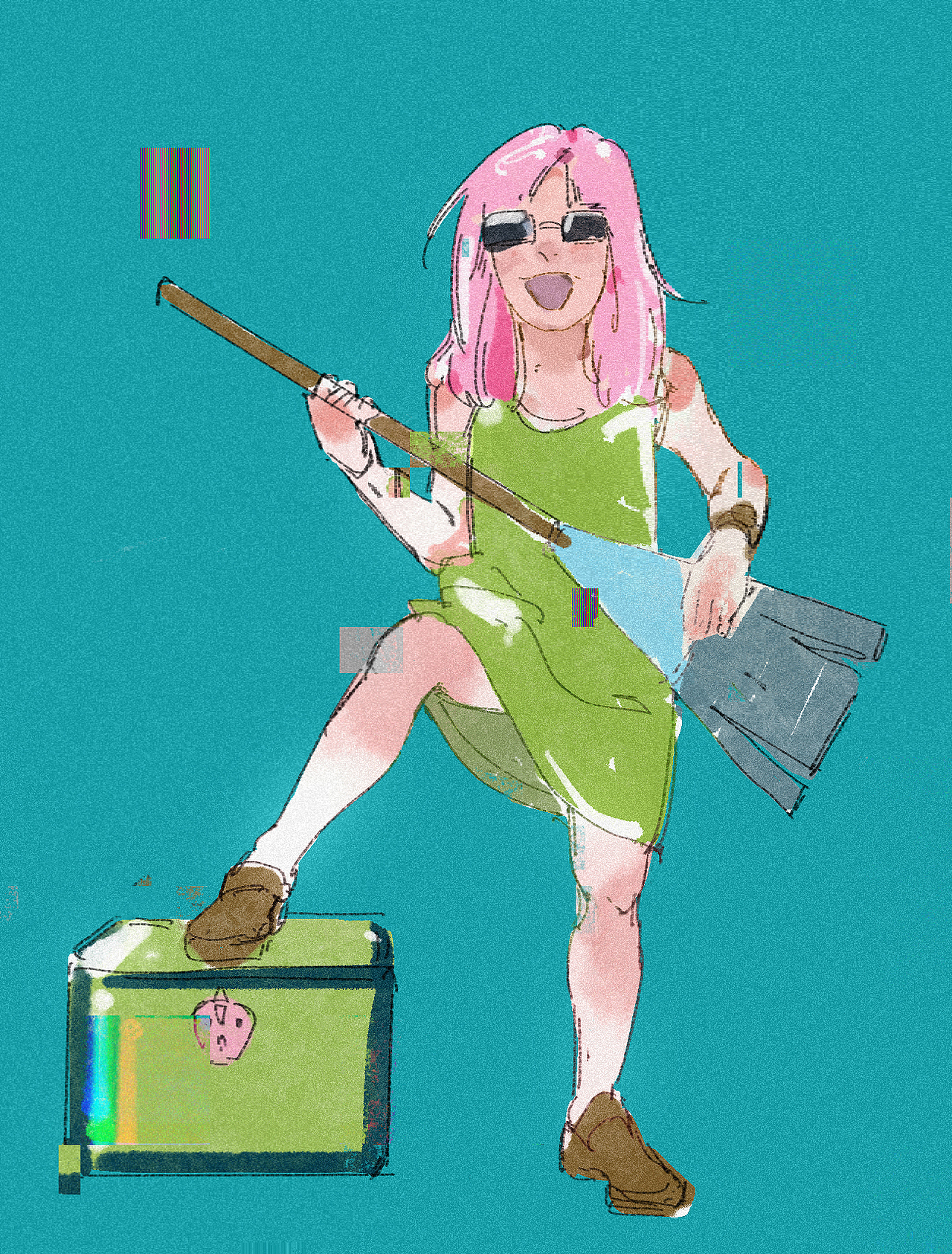 【人物隔日涂】101-172（图ZMzI2OTg4MzAw） - 创作习作 - 站酷设计师黑羊呀原创素材 - 站酷ZCOOL