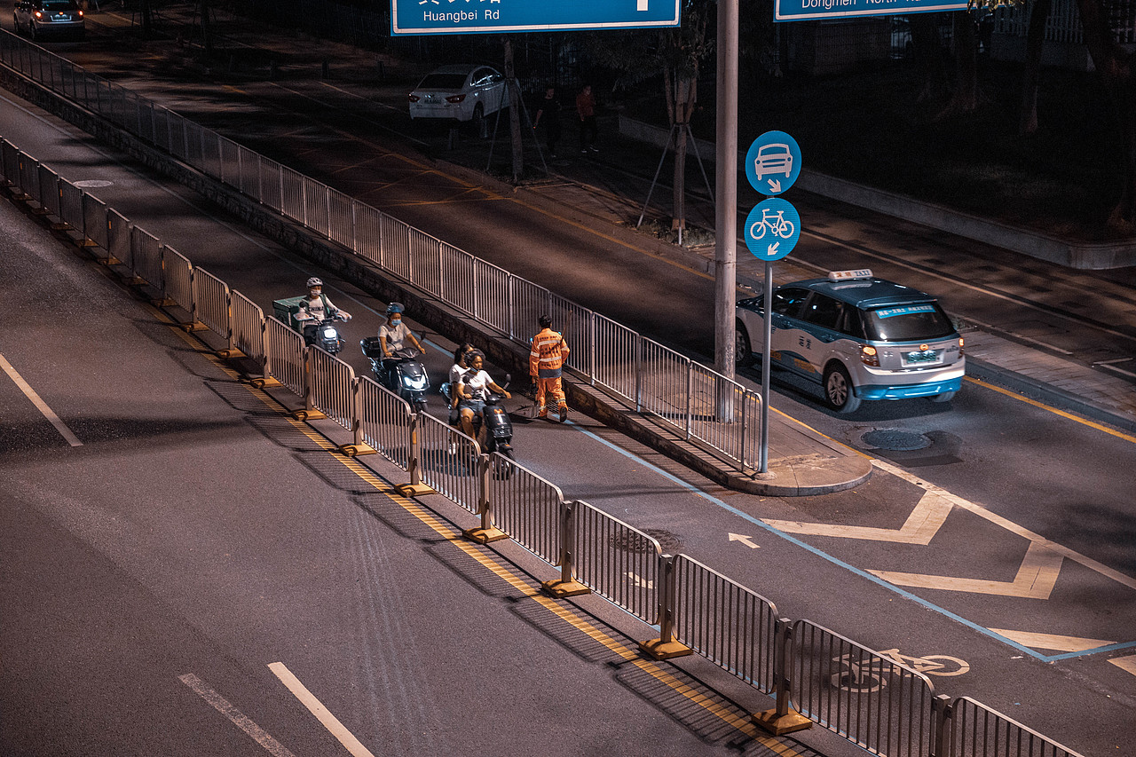 深圳水库新村夜景