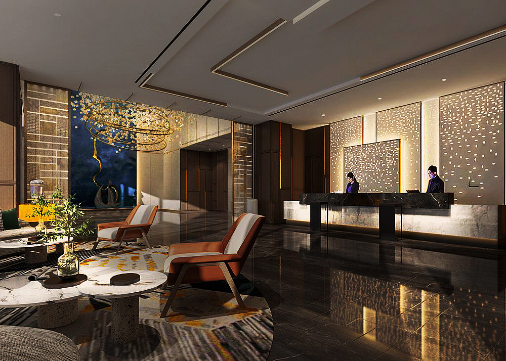 某宁——欢朋喜来登酒店——灯光设计