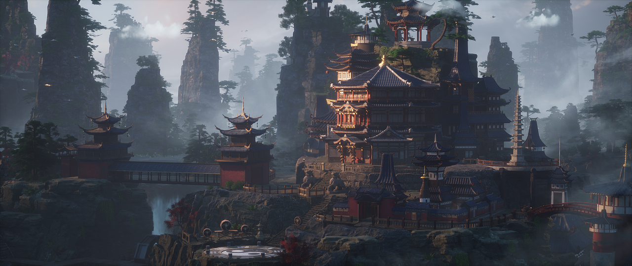 【UE5】CG短片《惊鸿》| 油屋U5ART（图ZMzQ1NjE4ODQ0） - 动画/影视 - 站酷设计师极简不简原创素材 - 站酷ZCOOL