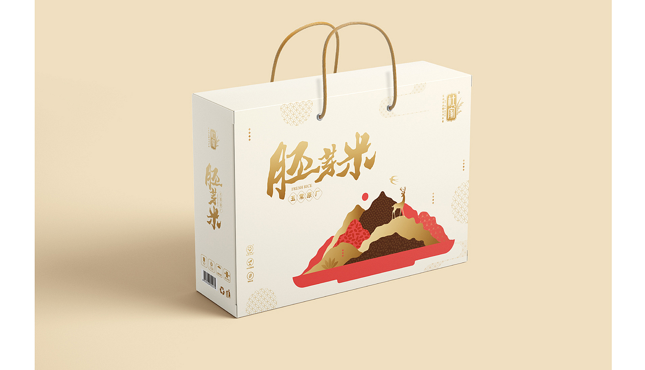 杜家五常大米系列包装升级设计【橘鹿原创】（图ZMzA5NDg0NDA4） - 包装 - 站酷设计师橘鹿品牌设计原创素材 - 站酷ZCOOL