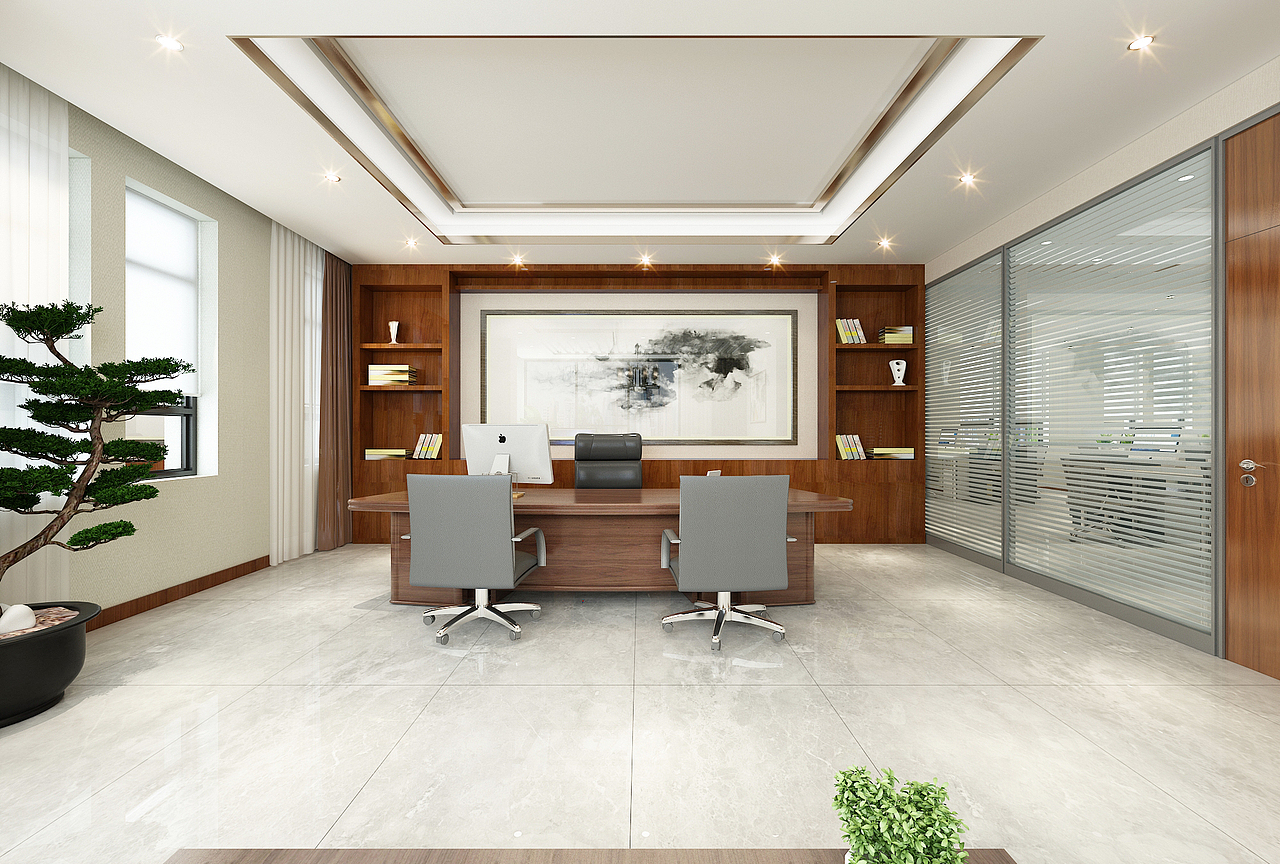 银川办公室装修设计效果图|银川装修公司