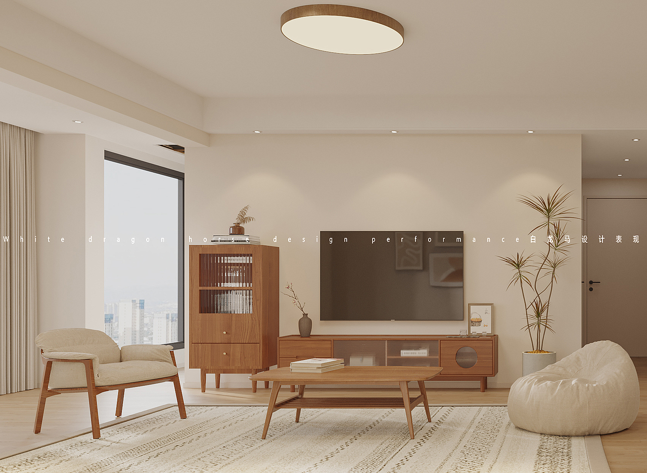 现代原木简约客餐厅