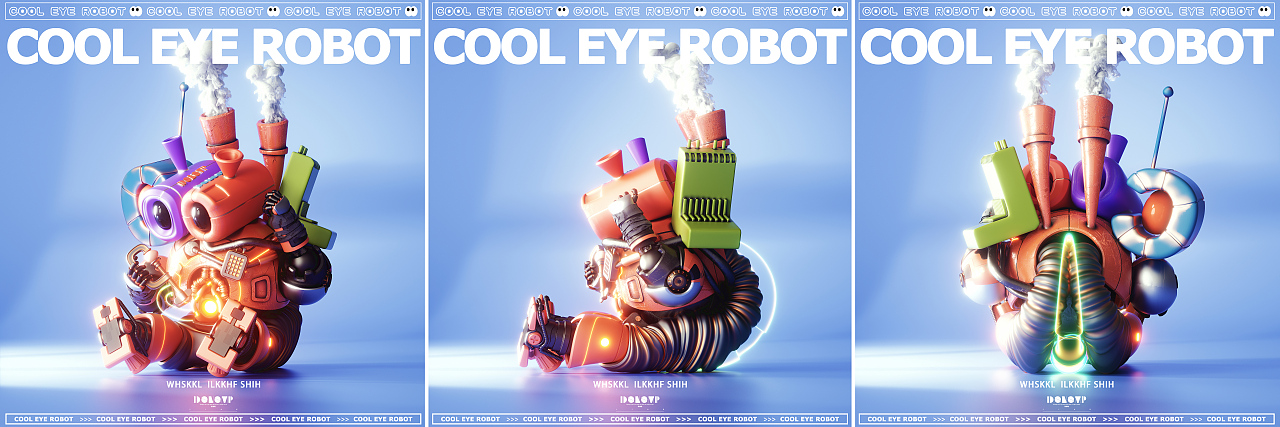 《COOL EYE ROBOT》酷眼机器人(图ZMzI1MTMyMjQw) - 人物/生物 - 站酷设计师某童鞋原创素材 - 站酷ZCOOL