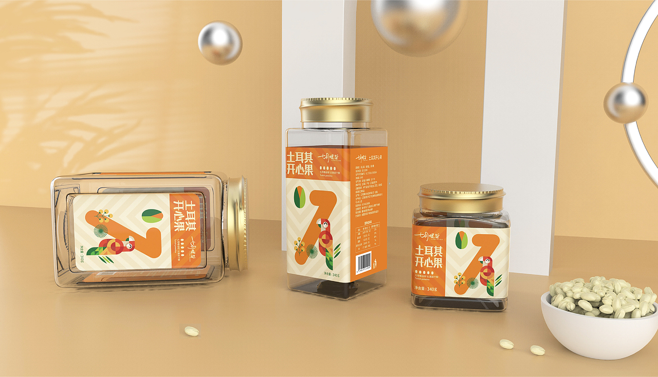 【橘鹿】2022年度七月唯谷坚果类品牌全案设计