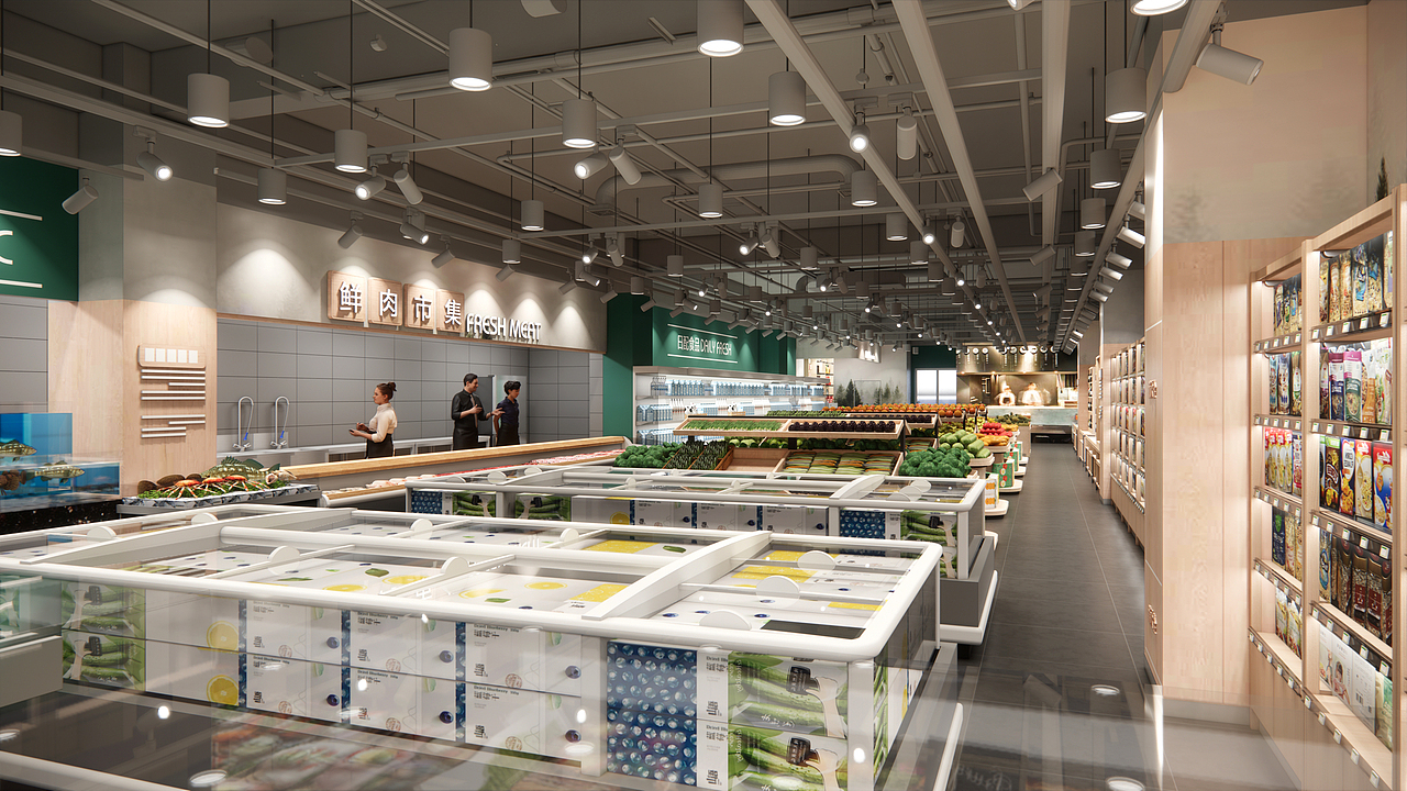 超市发焦化厂店（图ZMzIyMjQ2OTQw） - 商业空间设计 - 站酷设计师usccs原创素材 - 站酷ZCOOL