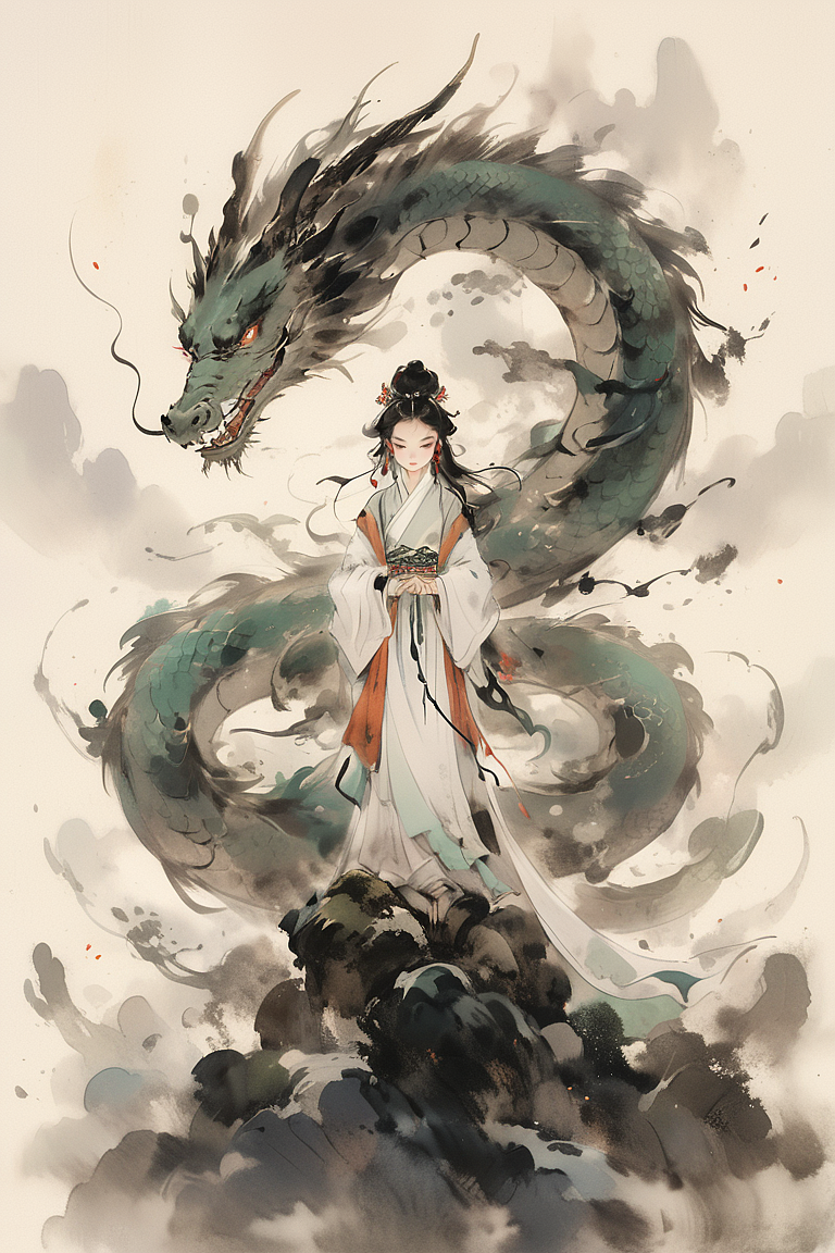 《神秘的东方龙》我的龙年AI守护神