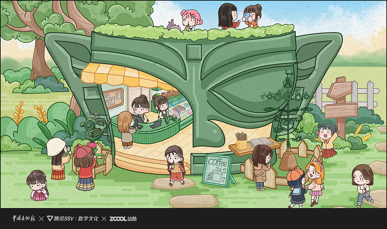 【古物焕新】穿越千年的品味之旅（图ZMzY4MTEwMzgw） - 艺术插画 - 站酷设计师七荶qin原创素材 - 站酷ZCOOL