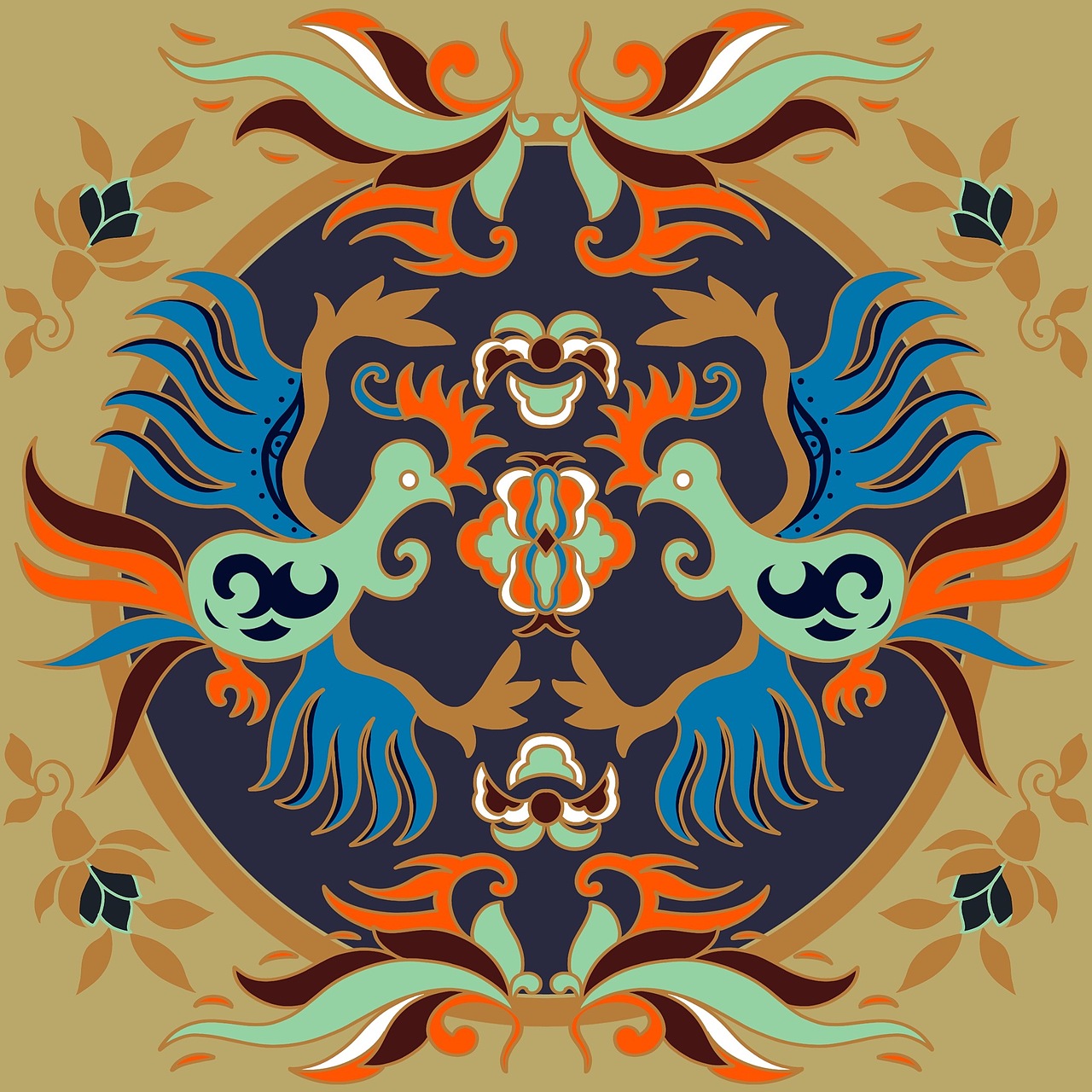 传统民族纹样1.0（色版一）（图ZMzQ2OTU4MTY0） - 商业插画 - 站酷设计师蹭不上热度的子初原创素材 - 站酷ZCOOL