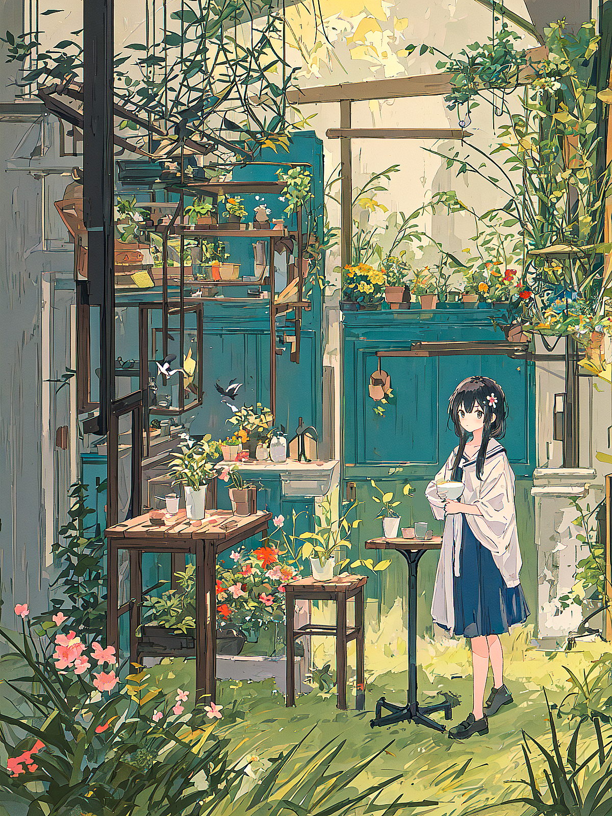 AI造物|治愈系小插画（图ZMzM2MDYzOTEy） - AI作品 - 站酷设计师野渡由里品牌设计原创素材 - 站酷ZCOOL