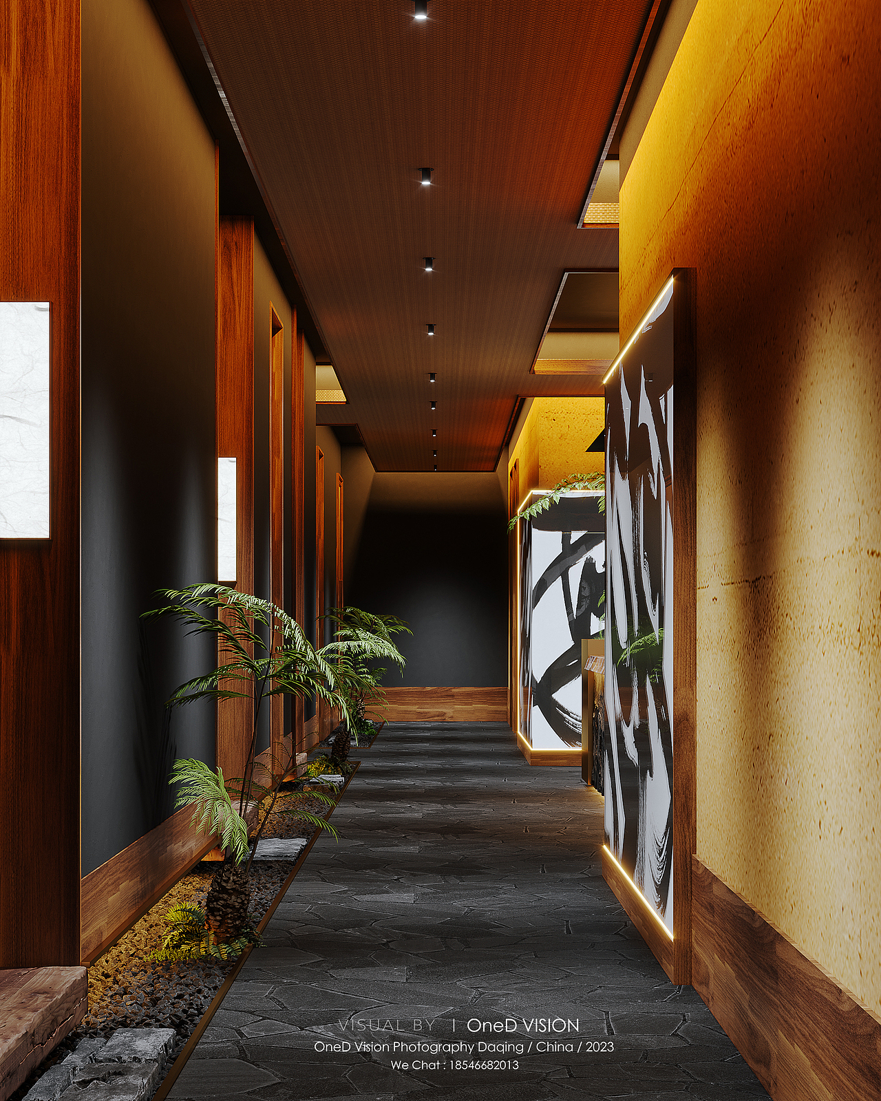 大庆蚝探长日式餐饮（图ZMzI3MzI2NTky） - 酒店餐饮设计 - 站酷设计师CGI_OneD原创素材 - 站酷ZCOOL