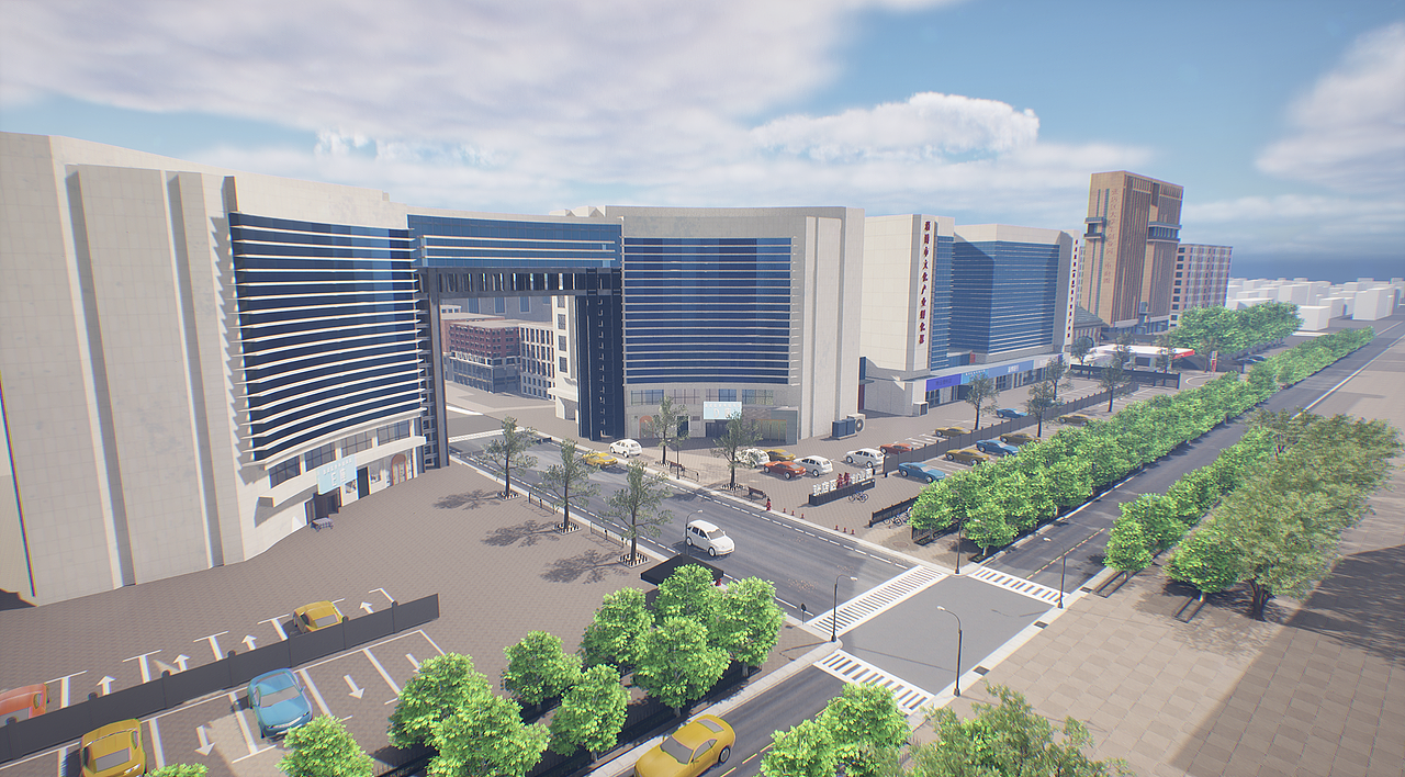 UE5/UE4山东淄博青年创业园数字园区（图ZMzY5NjY4MzAw） - 建筑/空间 - 站酷设计师旋律纠缠原创素材 - 站酷ZCOOL