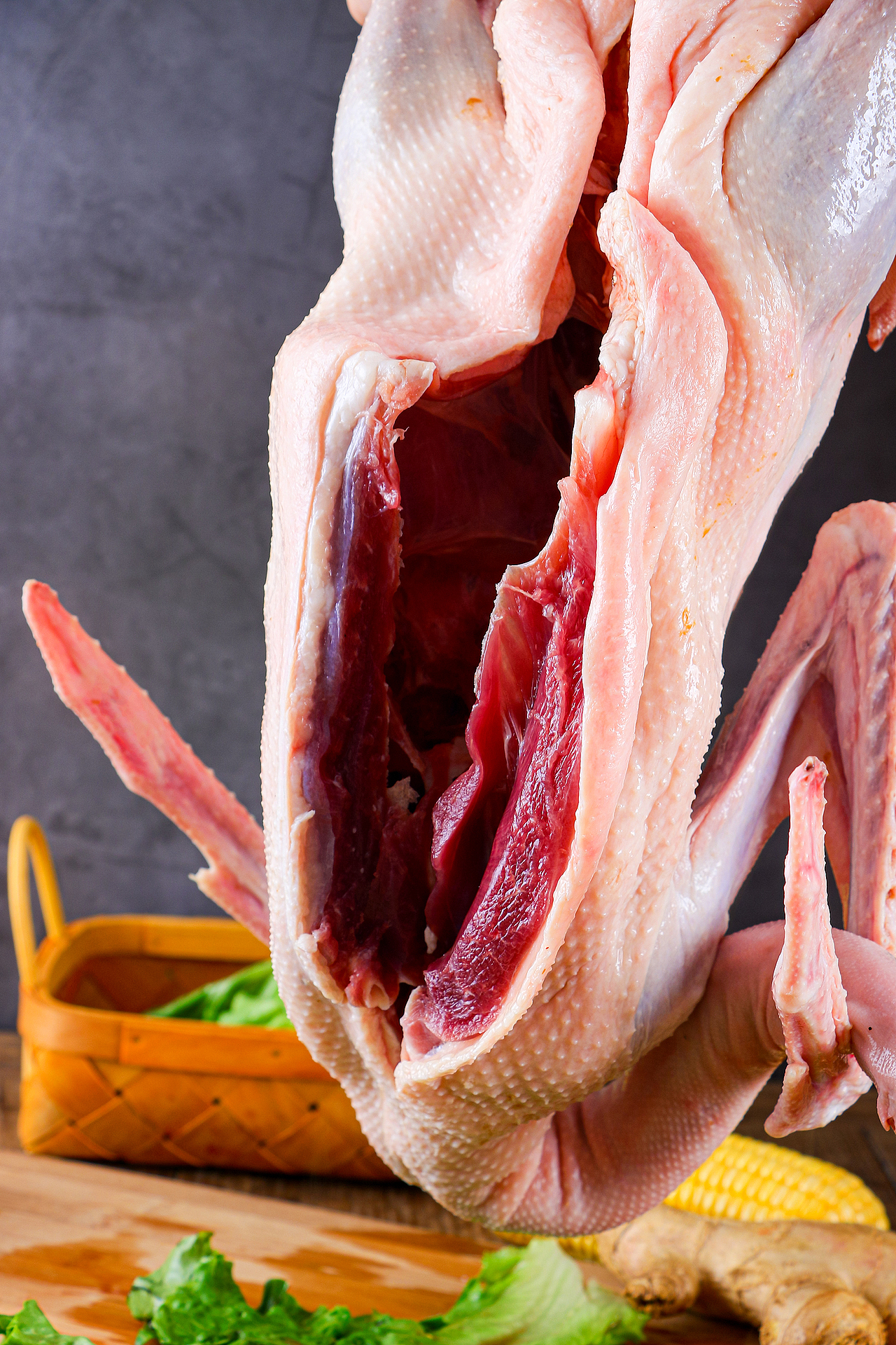 新鲜宰杀鹅新鲜鹅肉大白鹅家禽散养大鹅老鹅雁鹅