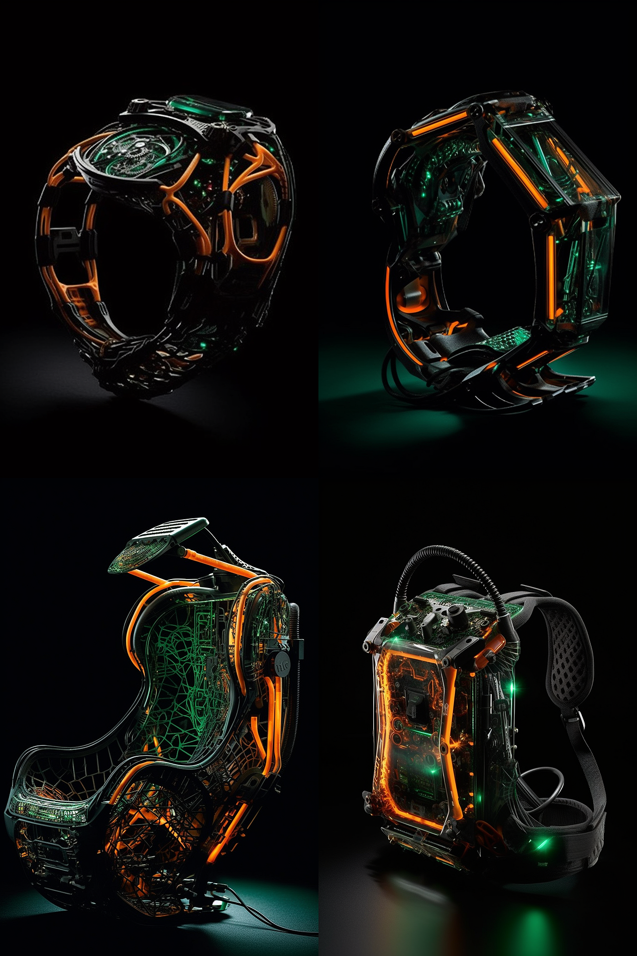 AI · 赛博朋克世界主题矩阵