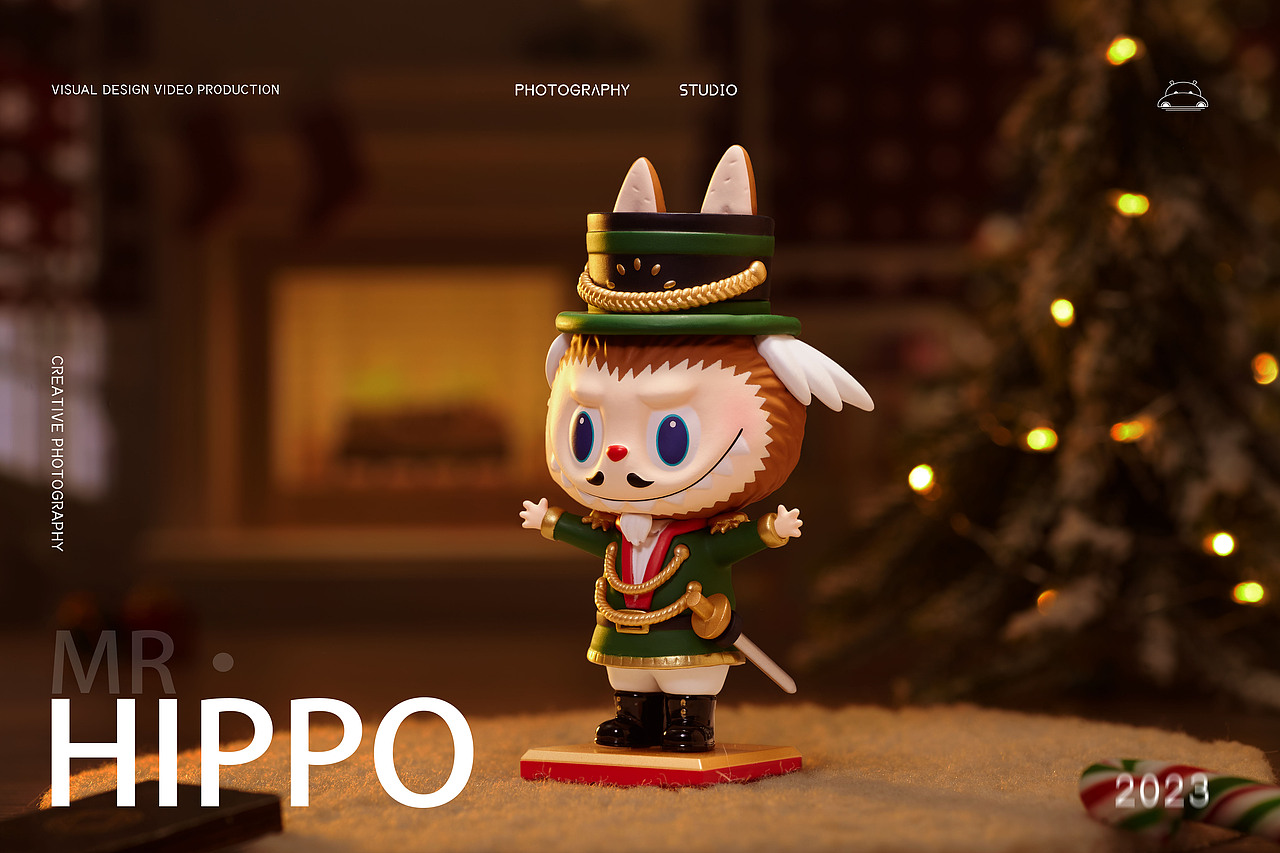 盲盒摄影-labubu圣诞系列-泡泡玛特