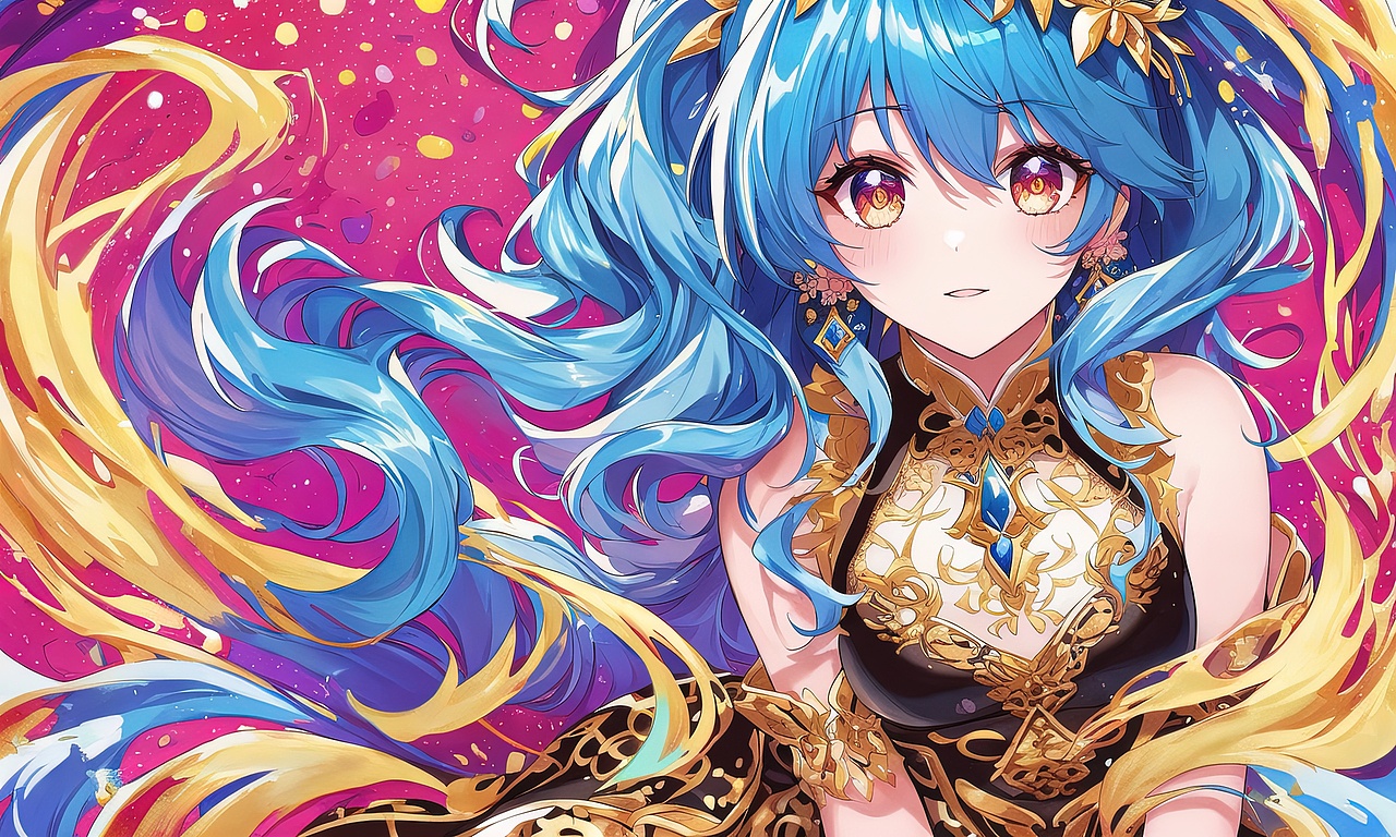 【喵酱AI绘图】绽放溢彩