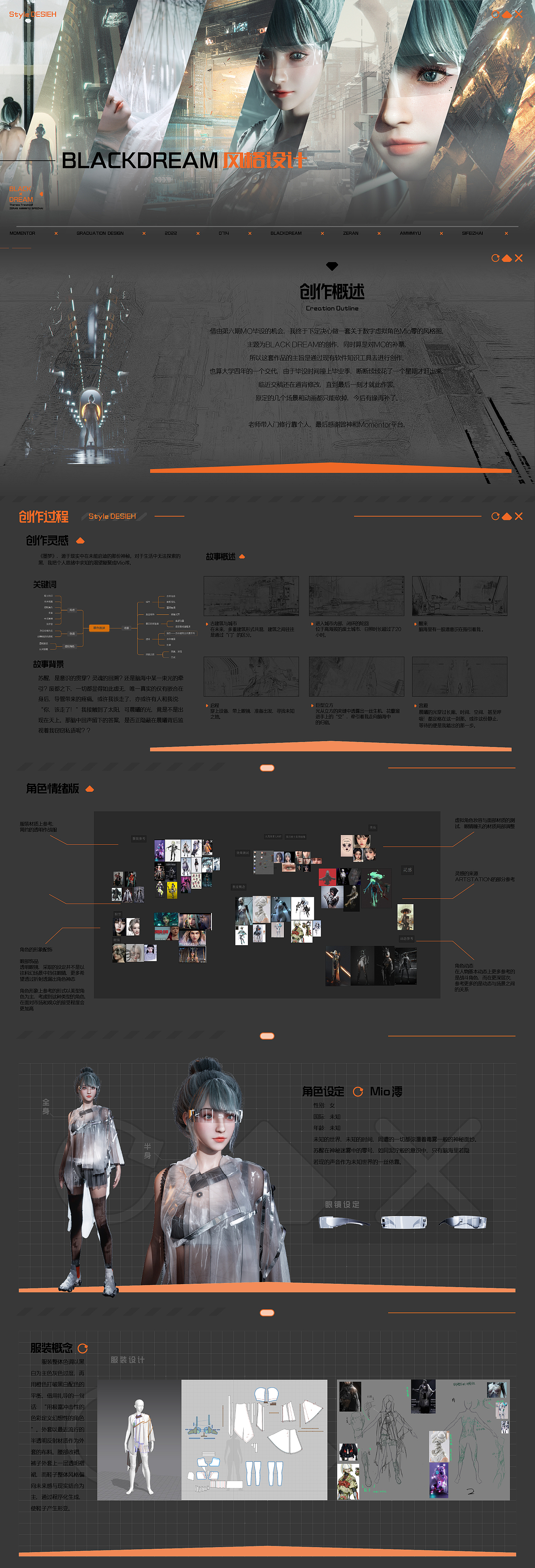 BLACKDREAM-墨梦 风格设计(图ZMzA5NDA0ODE2) - 人物/生物 - 站酷设计师三无化碳原创素材 - 站酷ZCOOL