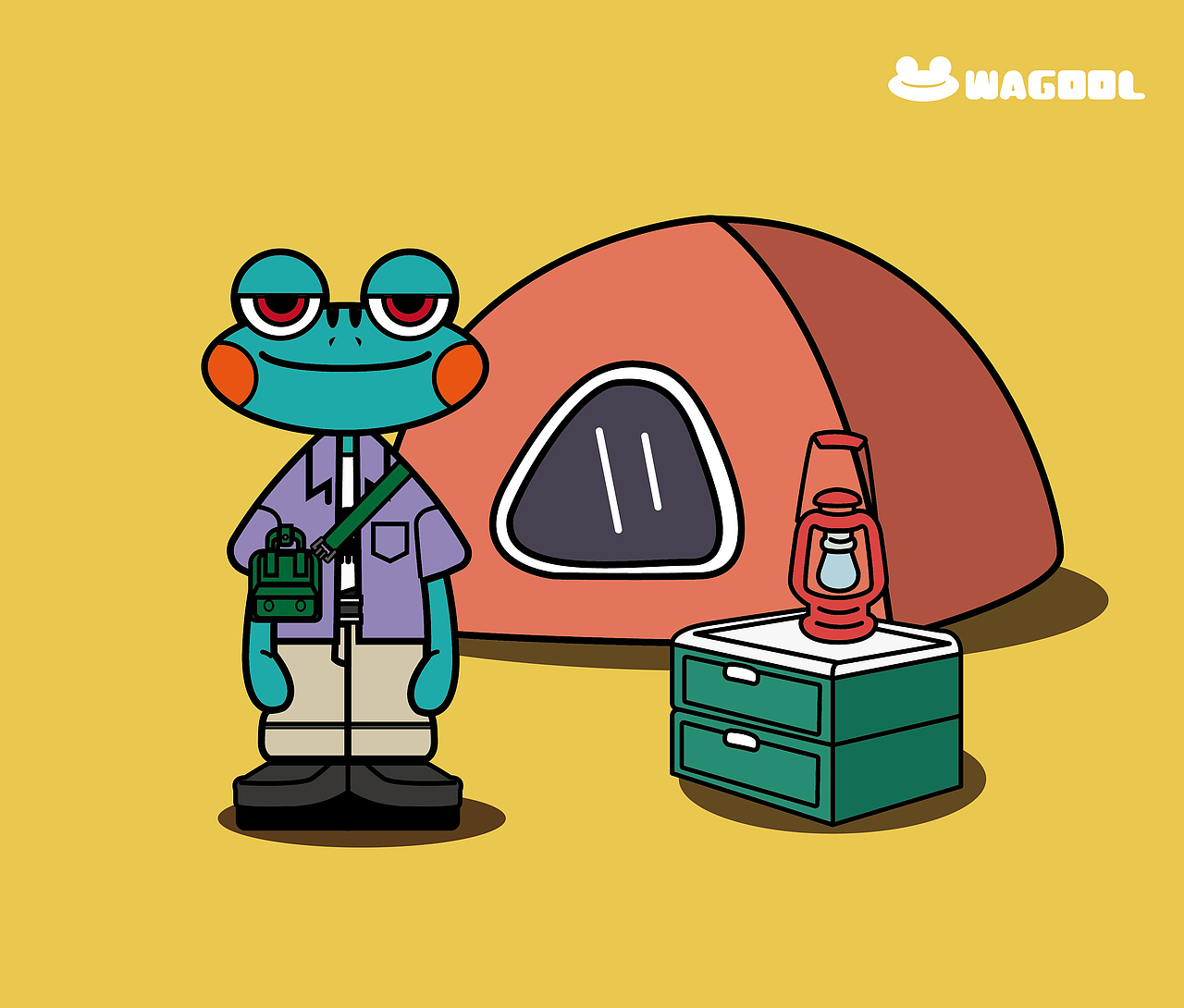 原创ip--蛙哥（Wagool）（图ZMzQyNTQ5MDAw） - IP形象 - 站酷设计师江海2046原创素材 - 站酷ZCOOL