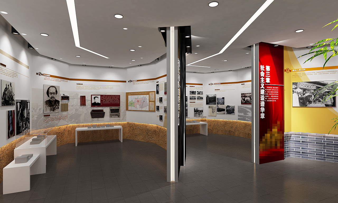 村史馆展陈方案（图ZMzAwMjc3MDM2） - 展陈设计 - 站酷设计师BENJAMIN南方之子原创素材 - 站酷ZCOOL