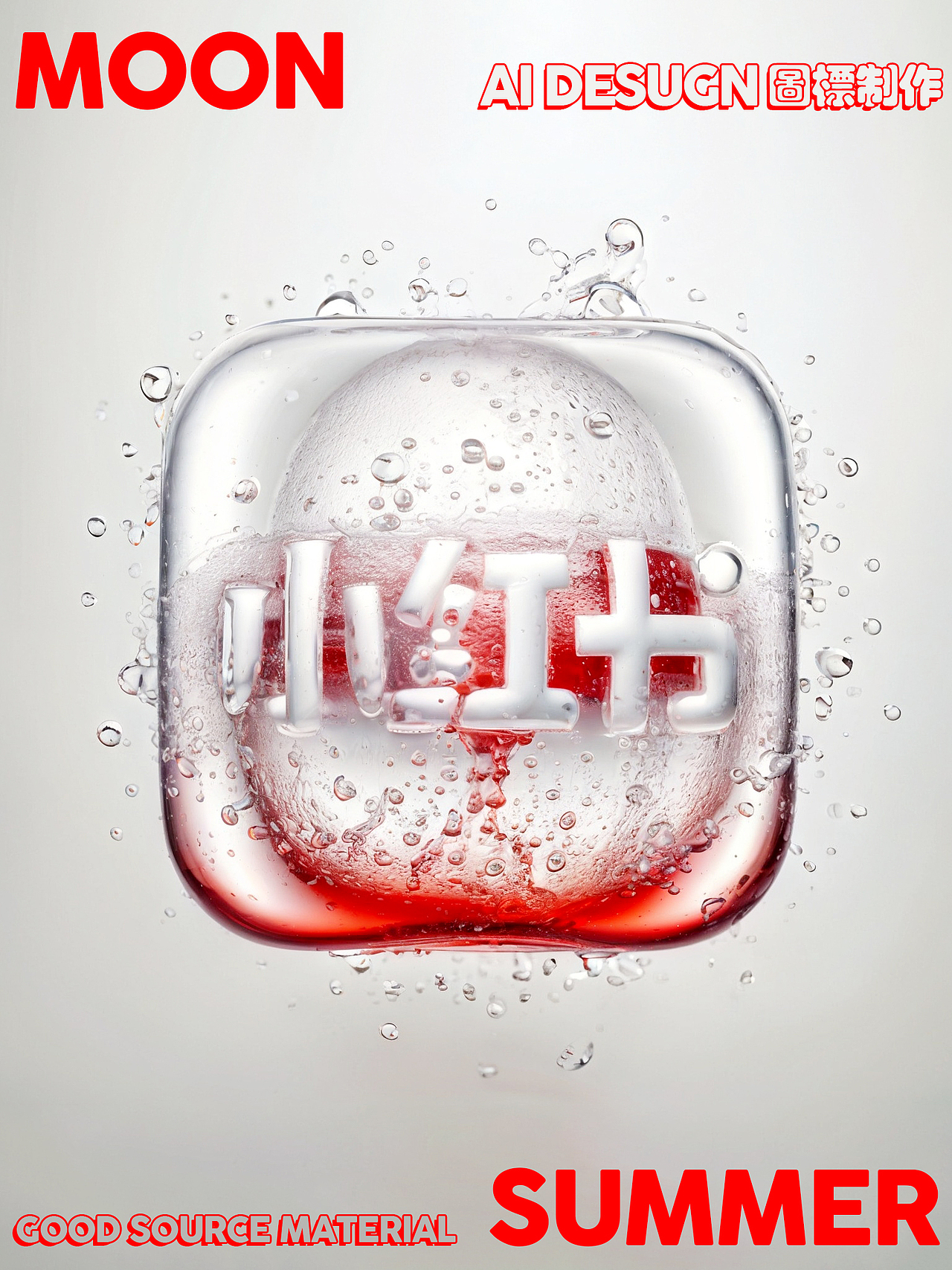 跟风做一款啤酒风格的图标,AI一键生成