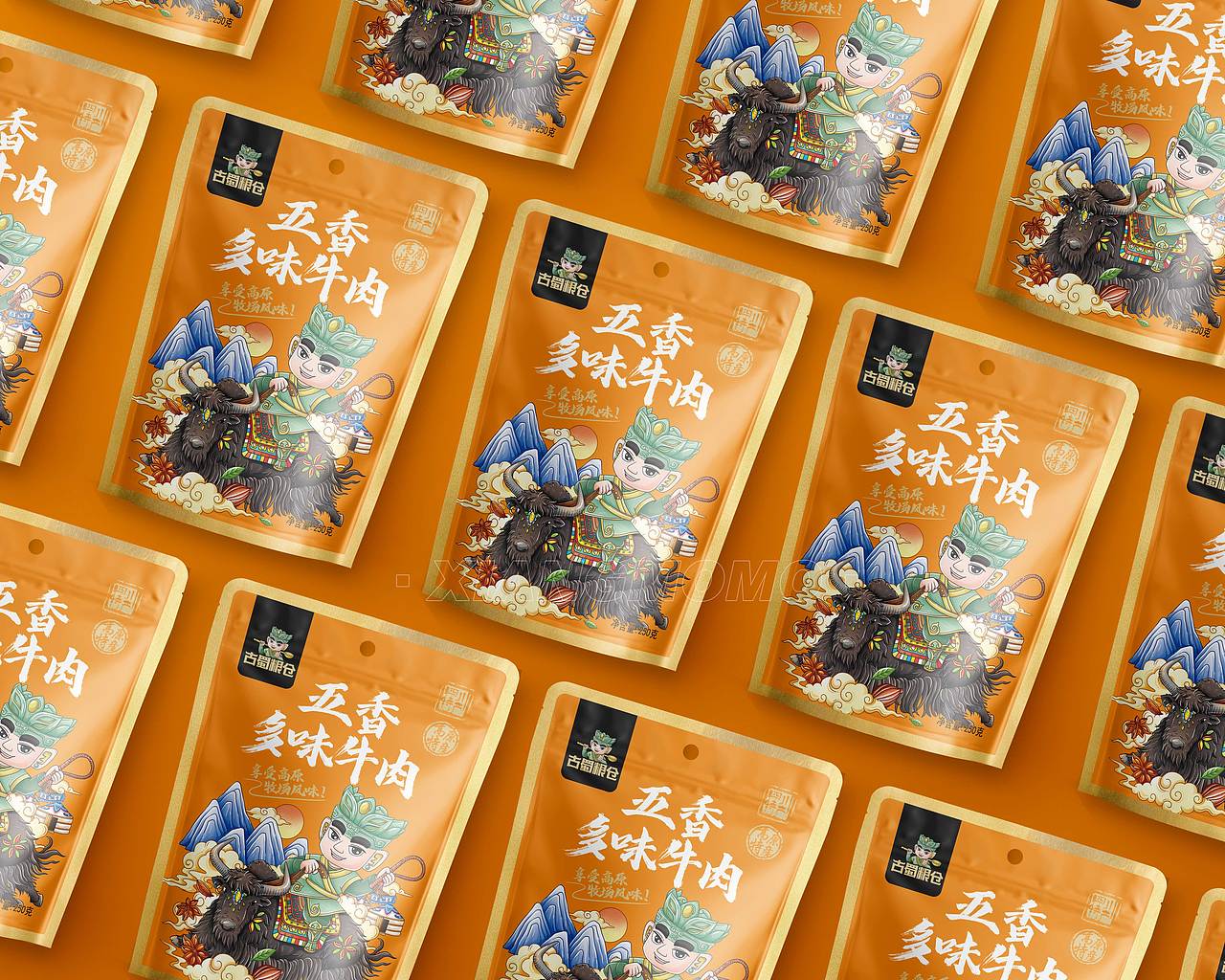 牦牛肉包装设计