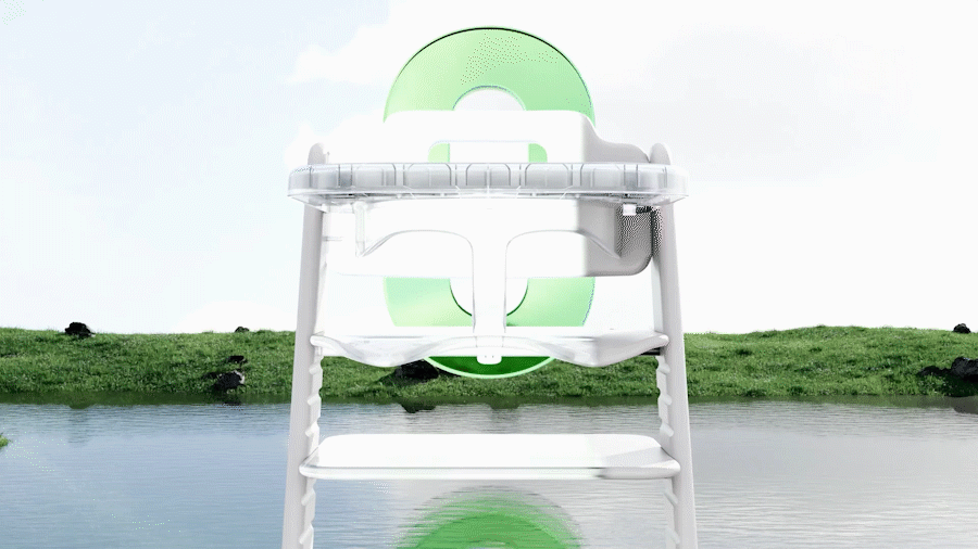 HEORSHE 宝宝餐椅产品动画（图ZMzQ2MDk1Njg4） - 动画/影视 - 站酷设计师L_涌原创素材 - 站酷ZCOOL