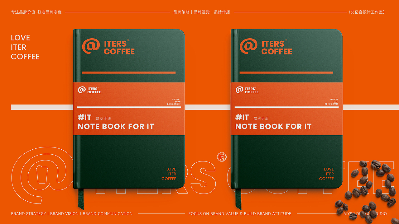 ITERS咖啡餐饮品牌｜咖啡 茶饮 简餐 ｜LOGO设计VI设计