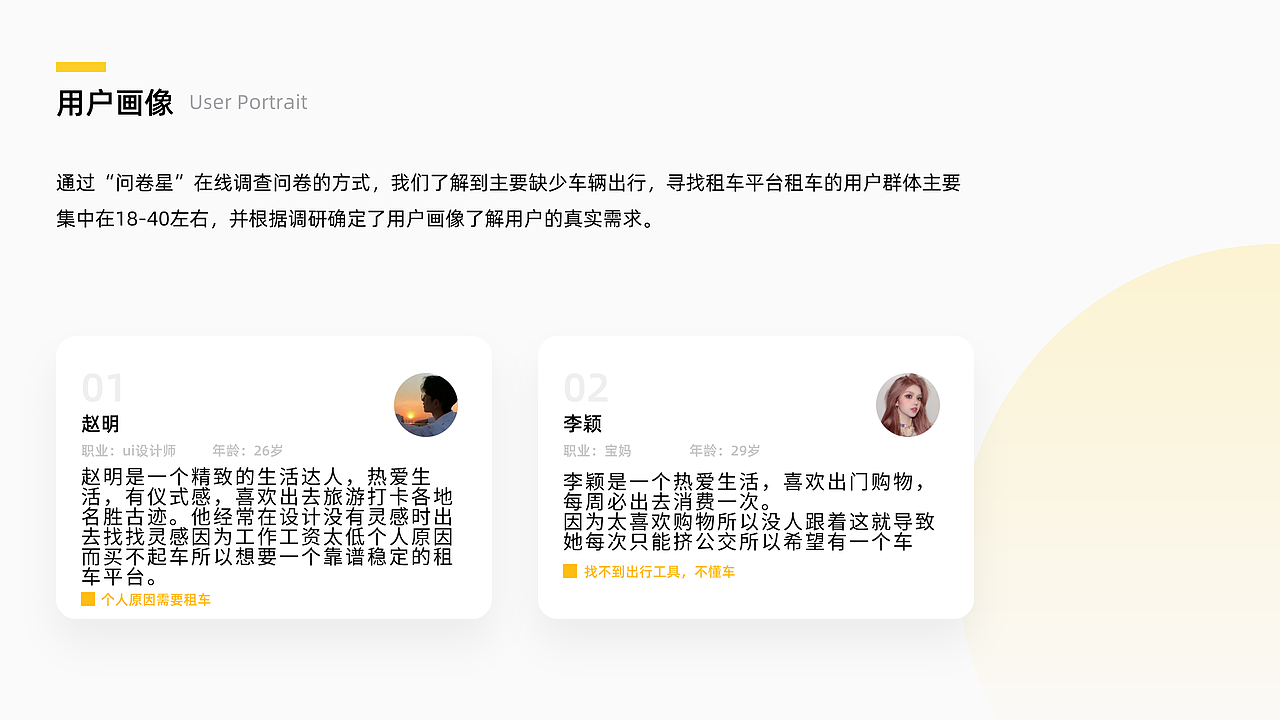 一个租车类型的app方便年轻人的出行,解决人们难题