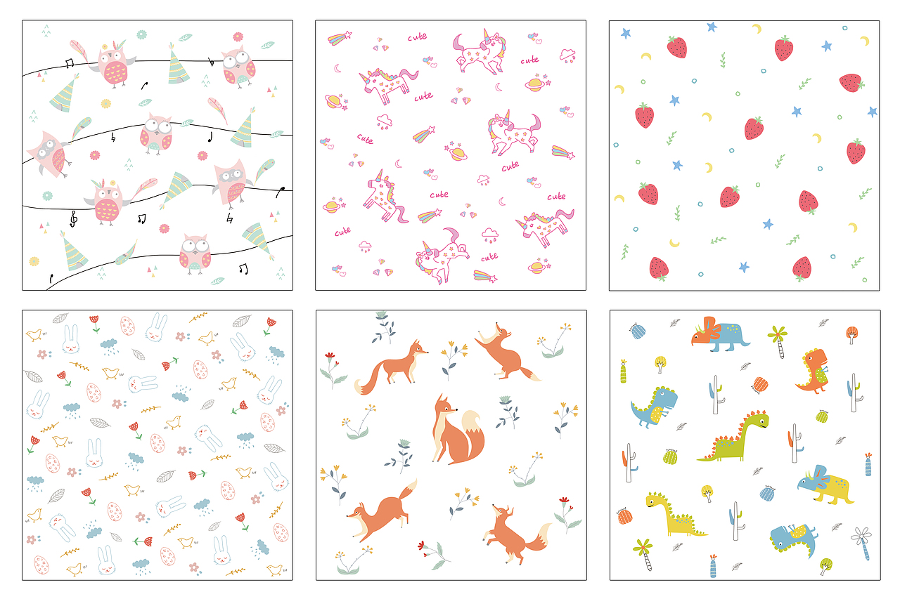 母婴产品图案设计（图ZMjk5NDc3Mjc2） - 图案 - 站酷设计师阿费Feicy原创素材 - 站酷ZCOOL