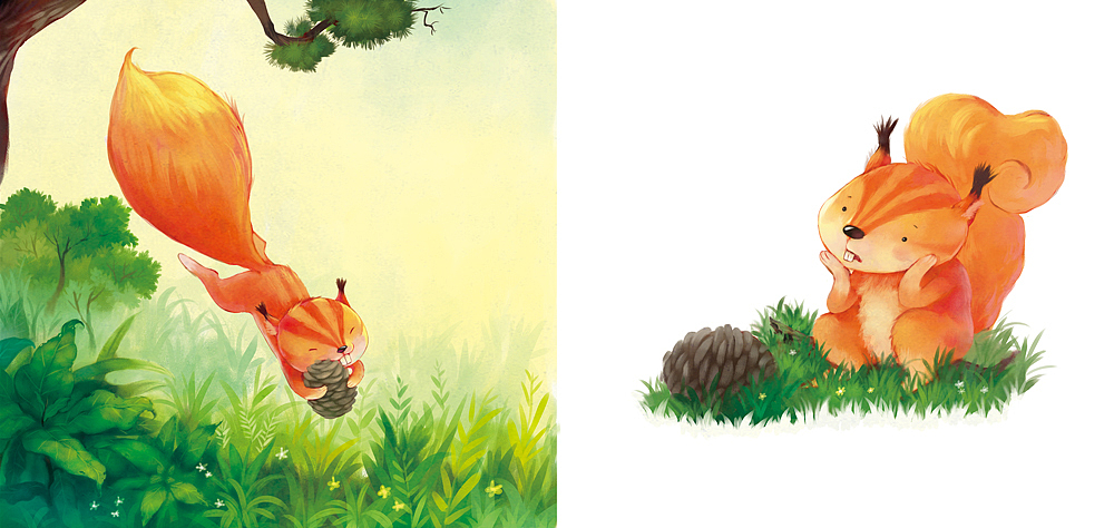 松鼠绘本