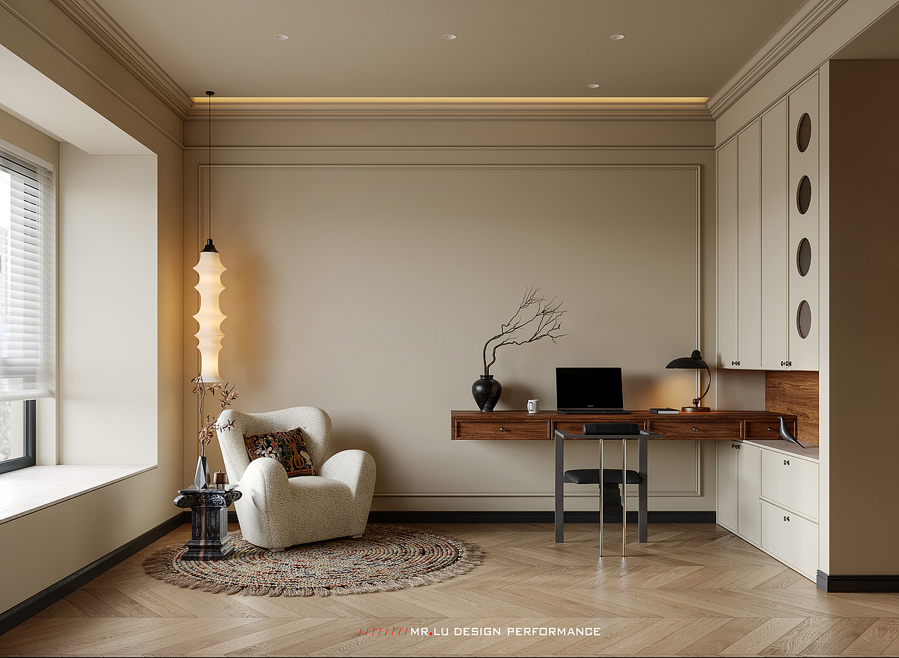 现代复古风格效果图表现（图ZMzYwMzgzNTcy） - 家装设计 - 站酷设计师呜叽唛叽原创素材 - 站酷ZCOOL