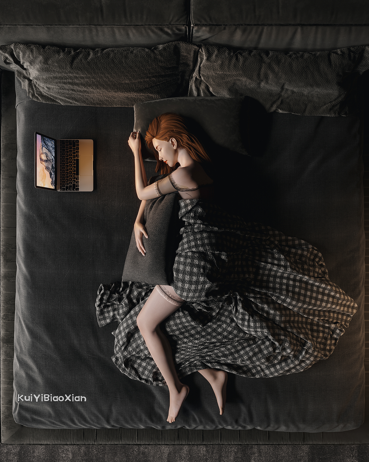 理想中的卧室（图ZMzE4MDIwODU2） - 家装设计 - 站酷设计师魁壹表现一朱原创素材 - 站酷ZCOOL